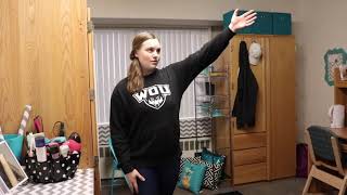 Western Oregon University Dorms  Landers Hall Dorm Room Tour [upl. by Kilar401]