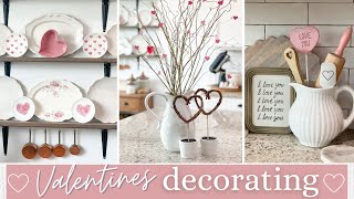 💗 VALENTINES DAY DECORATE WITH ME 💗 VALENTINES DAY DECOR 💗 SIMPLE VALENTINES DAY DECORATING IDEAS [upl. by Norrahc592]