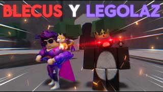 BLECUS y LEGOLAZ juegan 2V2 en LOS CAMPOS DE BATALLA MÁS FUERTES [upl. by Imnubulo]