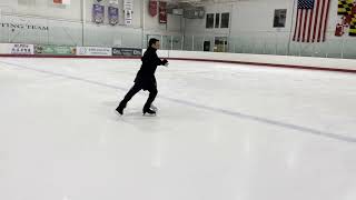 Ice Dance Testing Adult Preliminary  Dutch Waltz Canasta Tango amp Rhythm Blues  Another Pass [upl. by Materi]