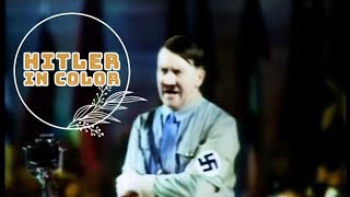 Adolf Hitler Speech in Color 1933  State of Nazi Union [upl. by Simah]