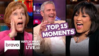 15 Top Moments From Every Season of Watch What Happens Live With Andy Cohen  WWHL  Bravo [upl. by Remos]