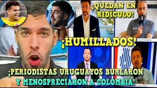 🚨PERIODISTAS y PRENSA de URUGUAY se RÍEN y HABLAN MAL de COLOMBIA ¡QUEDAN HUMILLADOS COPA AMÉRICA [upl. by Omora]