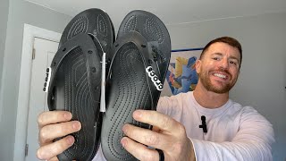 Crocs UnisexAdult Mens and Womens Classic Flip Flops  1 Minute Review [upl. by Angelina]