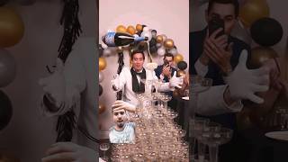 The Magical Waiter shorts funny magic reaction ZachKing [upl. by Croteau]