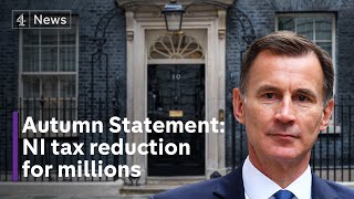 Autumn Statement explained tax cut giveaway or stagnating UK [upl. by Tommi]