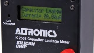 ALTRONICS K2558 Capacitor Leakage Tester By Jim Rowe [upl. by Otilrac]