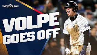 HUGE NIGHT for Anthony Volpe in World Series Game 4 Grand Slam 2 SB 🔥 [upl. by Nodlew85]