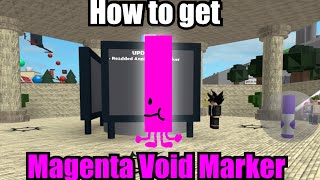 How to get Magenta Void Marker in Find The Markers Roblox [upl. by Aicssej]