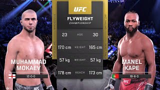 Muhammad Mokaev vs Manel Kape Full Fight  UFC Fight Night [upl. by Alilahk18]