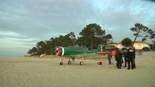 Arcachon  atterrissage durgence dun avion [upl. by Marolda]