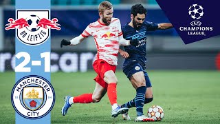 Man City Highlights  RB Leipzig 21 City  City top their Champions League Group [upl. by Arny]