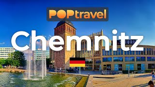 Walking in CHEMNITZ  Germany 🇩🇪  4K 60fps UHD [upl. by Dacia279]