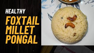 Foxtail millet Pongal Jenislittleworld healthymilletfoodcookingrecipejenislittleworld [upl. by Ravens486]