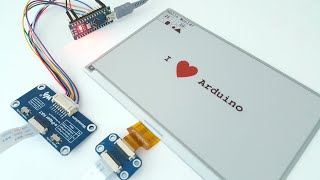 Arduino Tutorial EPaper Display [upl. by Lednem877]