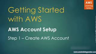 Setup AWS account  Step 1  Create new AWS account [upl. by Llecrep]