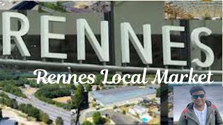 Rennes City Local Market Tour in Francerennesfrance [upl. by Norehc]