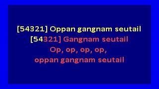 PSY  Gangnam Style karaoke [upl. by Nadine]