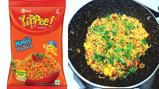 Maggi  Yippee  Quick Veg noodles  2 minutes Recipe [upl. by Enyalahs]