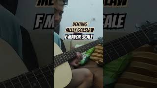 denting  Melly Goeslaw  F Mayor Scale  Gitar Cort AF510E OP  Melodi Akustik Instrumental [upl. by Hoshi]