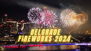 VATROMET U BEOGRADU 2024 BELGRADE FIREWORKS [upl. by Roberto201]