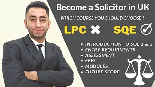 How To Become a Solicitor In The UK  SQE 1 and 2  Solicitor Qualification Exam  Study in UK [upl. by Friedrich]