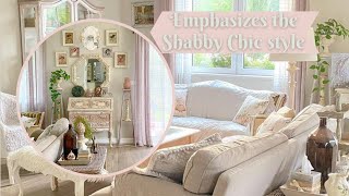 Interior design in Shabby Chic style for a romantic atmosphere💝 Home Tour [upl. by Lucania]