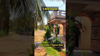 5 ACRE FARM HOUSE SALE RAMANAGARA3 BHK HOUSE50 KM FROM KENGERICOCONUT ARECANUT TREES bengaluru [upl. by Eidob]