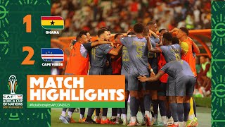 HIGHLIGHTS  Ghana 🆚 Cape Verde TotalEnergiesAFCON2023  MD1 Group B [upl. by Ffej839]