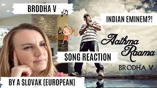 Aatham Rama Indian Rap Reaction  Music Video  Slovak Reaction Indian Eminem [upl. by Aivatal]