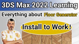 3DS Max 2022 Tutorials  everything about Floor Generator Install to work [upl. by Marguerite169]