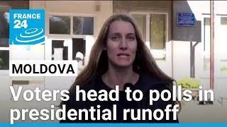 Moldova votes in tense presidential runoff amid fears of foreign interference • FRANCE 24 English [upl. by Barton]