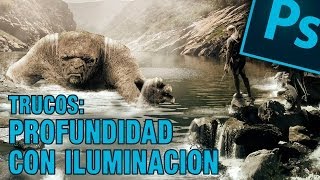 Tutorial Photoshop trucos para crear profundidad con iluminaciones by ildefonsosegura [upl. by Bartholemy]