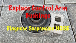 SAAB 93 FRONT CONTROL ARM BUSHINGS AND FINDING SUSPENSION NOISES [upl. by Lankton]