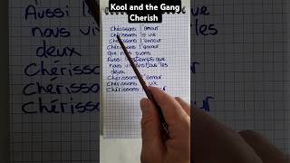 kool and the Gang Cherish Cherish 80smusic traduction koolandthegang [upl. by Deyes]