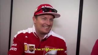 Mexican GP 2016 JP Montoya interviews Kimi Räikkönen on Vi [upl. by Claudio]