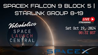 🚀 Live Launch  SpaceX Falcon 9 Block 5  Starlink Group 819 [upl. by Turne]