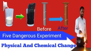 Five Experiment  Physical And Chemical Change Reversible And Irreversible Change [upl. by Arin]