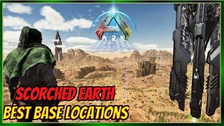 Best Base Locations in Scorched Earth for PVE And Solo Players  Ark Survival Ascended [upl. by Latvina39]