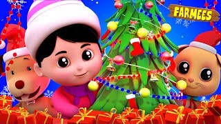 We Wish You A Merry Christmas  Christmas Carols  Christmas Songs  Nursery Rhymes with Farmees [upl. by Viddah]