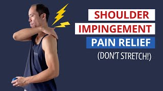 Shoulder Impingement PAIN RELIEF in 5 Minutes Faster than Tylenol [upl. by Elamrej29]