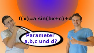 Trigonometrische Fkt  Parameter abcd Bedeutung I Mathe leicht gemacht [upl. by Netsew]