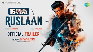 Ruslaan Official Trailer  Aayush Sharma Jagapathi Babu Sushrii  Karan B  Radhamohan  26th Apr [upl. by Sihtnyc445]