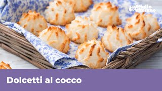 DOLCETTI AL COCCO MORBIDI ricetta facilissima [upl. by Nodlehs]