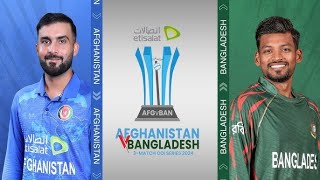 CRICKET LIVE Afghanistan Vs Bangladesh  2nd ODI  November 9 2024  Sharjah  UAE [upl. by Parthenia37]