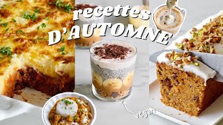 RECETTES D’AUTOMNE  Réconfortantes Vegan [upl. by Vite]