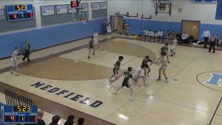 Medfield vs Hopkinton Varsity Boys Basketball [upl. by Lemert381]