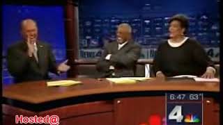 News anchors cant stop laughing at model stumbling in high heels [upl. by Hines]