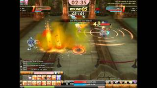 Dragonica PH Berserker vs Gunner PvP [upl. by Nerrual323]