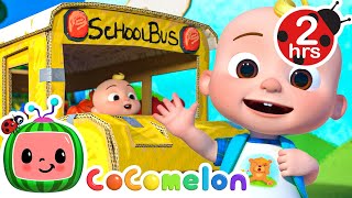 🚌Wheels on the Bus Playtime Song KARAOKE🚌 2 HOURS OF COCOMELON  Sing Along With Me  Kids Songs [upl. by Assyram]